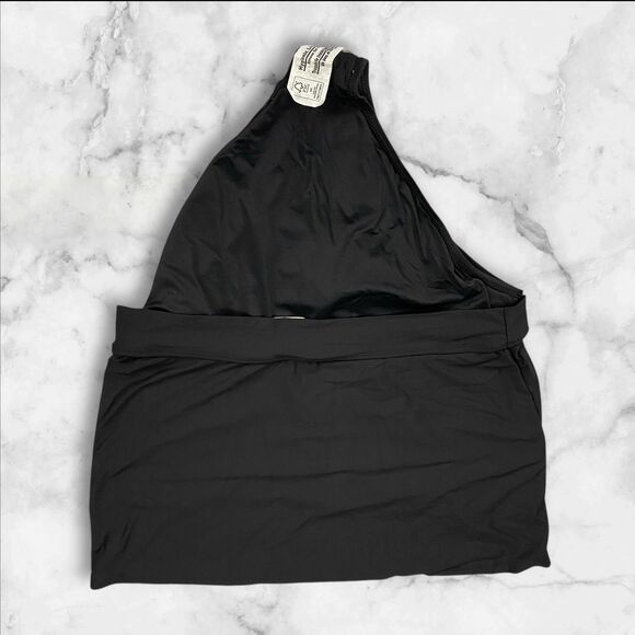 Anne Cole Womens Banded Side Slit Skirted Stretch Swim Bottom Size XXL - Picture 8 of 16